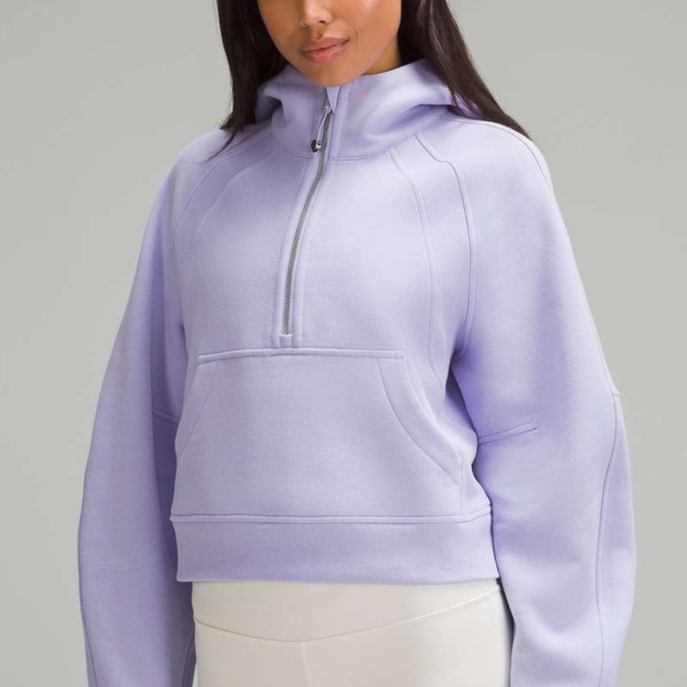 Lululemon Scuba Oversized Half-Zip Hoodie - Lilac Smoke M/L